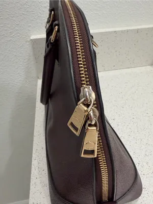 Coach F 57524 Crossgain Leather Satchel Blush Handbag Brown Leather EUC thumbnail 9