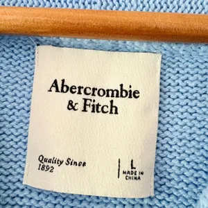 Abercrombie & Fitch Sweater Salty Large Blue Graphic Crewneck Coastal Preppy thumbnail 5