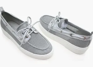 Kenneth Cole Reaction Silver Mesh Platform Lace-Up Sneakers thumbnail 1