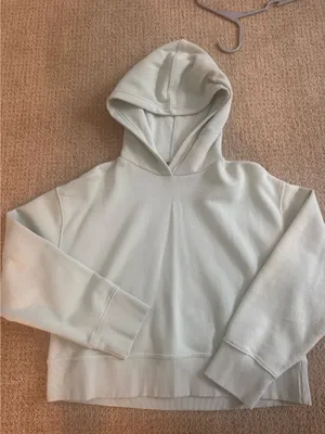 ZARA Sweatshirt Cropped Green thumbnail 1
