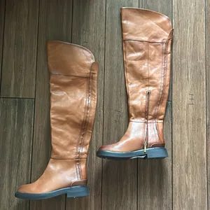 Franco Sarto Battina Hand Finished Leather Boots | Size 6 | Western Riding OTK thumbnail 5