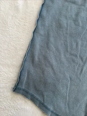 We the Free size large only 1 ringer Blue Tank Top with Yellow Trim thumbnail 5