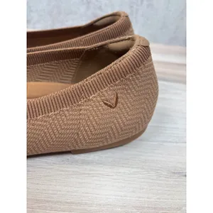 VIVAIA Claire Round Toe Flats NEW Size 43 US 11 Knit Chevron Slip On thumbnail 5