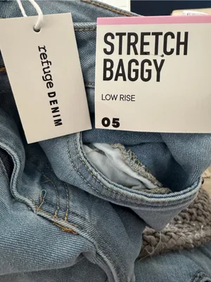Refuge Denim Women's Baggy Low Rise Jeans Size 5 New thumbnail 2