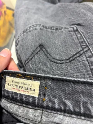 Levi’s premium wedgie Straight-Leg Jeans in Washed Black 30x28 thumbnail 9