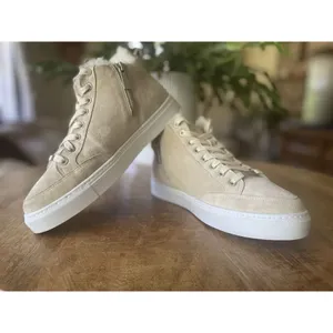 J/Slides NYC Pink Men’s US 8.5 /Unisex EU 42 Shearling Lined High Top Sneakers thumbnail 9