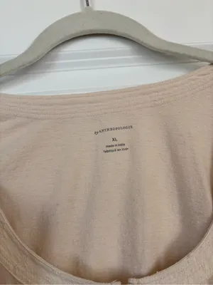 Anthropologie Embroidered Puff-Sleeve Top Size XL thumbnail 7