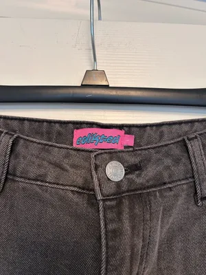Edikted Charcoal Wide leg Jeans thumbnail 6