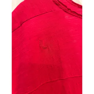 Lole Pink Organic Cotton Slub Knit V-Neck Cap Sleeve Dress Wmns L Empire‎ Waist thumbnail 6