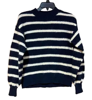 H&M Women's Striped Wool Blend Knit Sweater thumbnail 1