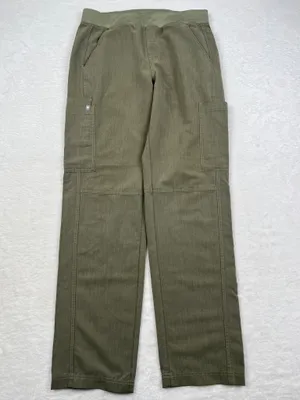 FIGS Heathered Olive Scrub Set Chisec Top Axiam Pants L/M PO1449 thumbnail 3