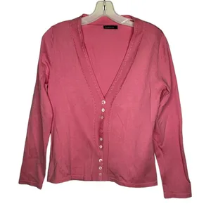 Bianca Pink Cardigan‎ Sweater thumbnail 1