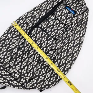 Kavu Rope Crossbody Bag Cotton Canvas Black White Geometric Aztec Travel Pack thumbnail 9