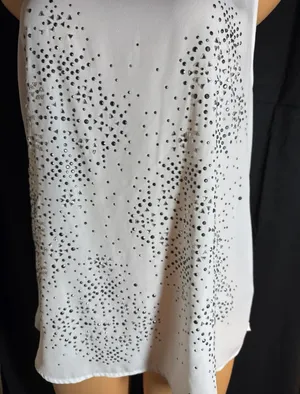White rhinestone juicy couture tank top thumbnail 4