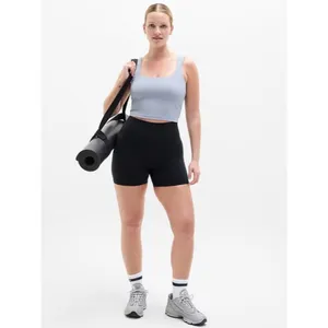 New Athleta XS Transcend Square Neck Crop Bra Blue Star X-Small A-C thumbnail 4