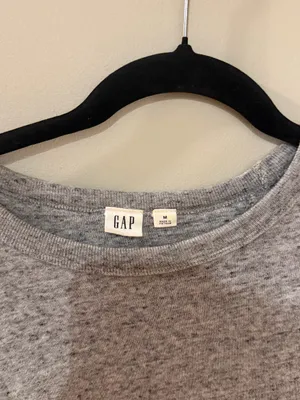 GAP Gray Crewneck Sweater Dress thumbnail 2