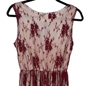 NWT Anna‎ Kaci Sleeveless Floral Lace Midi Dress Size Medium Whimsigoth Witchy thumbnail 7