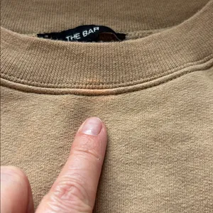 The Bar Women's Tan Crewneck Sweatshirt with White Logo thumbnail 7