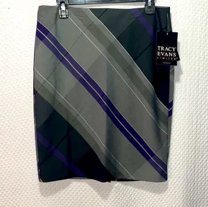 vintage Tracy Evans Limited Skirt Pencil/Straight Stretch Womens 9 Made USA. thumbnail 1