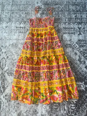 Farm Rio Women's Mixed Fruits Paradise Midi Dress thumbnail 2