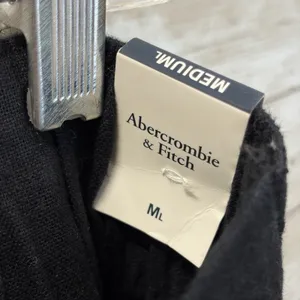 NWT Abercrombie‎ & Fitch Womens M (Long) Pants Black Wide Leg Linen Blend NEW thumbnail 11