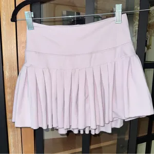 Gold Hinge Tennis skirt skort pleated high waisted built-in shorts lavender thumbnail 6