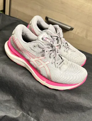 ASICS Women's Gel Cumulus 24 Running Shoes Sheet Rock Pink Glo Womens Sizes 9 thumbnail 1