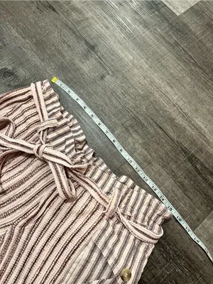 FREE PEOPLE Fp One Harriet Striped Shorts in Mauve thumbnail 9