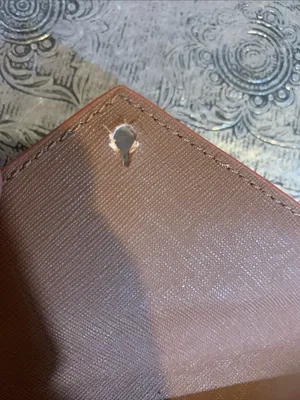 Fossil Orange and Brown Wallet Change Purse thumbnail 6