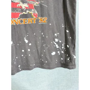 Chaser The Who Live In Concert 82 Graphic T-Shirt Grey Paint Splatter Womens‎ M thumbnail 5