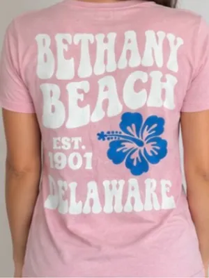 Bethany beach shirt small pink thumbnail 2