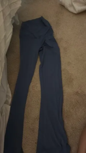 Aerie flare leggings crossover blue thumbnail 1