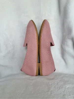 Danskin HOPE Ballet Flats Brown Ribbed Knit Slip On Memory Foam Womens 6 thumbnail 5