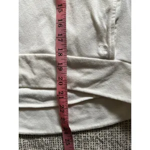 Sweaty Betty pullover sweatshirt harmoise luxe white size small thumbnail 2