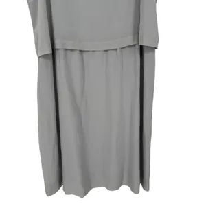 NWT Madewell Womens Silk Camisole Overlay Slip Dress‎ Fog Grey Size 14 Feminine thumbnail 7