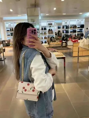 Coach Mini Klare Crossbody With Heart Cherry Print CE656 thumbnail 8