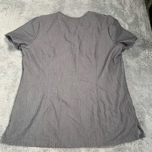 Figs gray technical collection scrub top aya small thumbnail 5