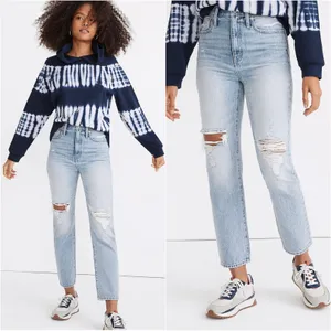 Madewell Jeans The Perfect Vintage in Calabria Wash: Ripped Edition 26 thumbnail 3