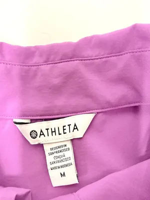 Athleta Performance Oversized Poplin Top thumbnail 9