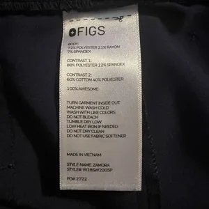 Figs Women’s Jogger Pants Medium Scrubs Zamora Navy‎ Blue thumbnail 3