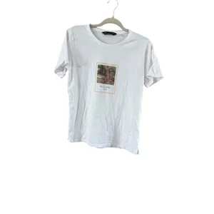 Women's Stella Lavinia White Short Sleeve Tee with Gold Graphic S thumbnail 3