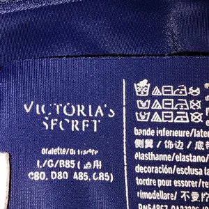 Victoria's Secret Blue Bralette Size Large thumbnail 4