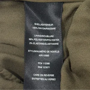 Alice + Olivia Open Back Romper Sleeveless Olive Green 2 Minimal Chic Vacation thumbnail 9