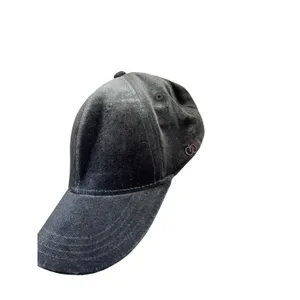 Calia Velvet Gray‎ Baseball Cap Adjustable Strapback Black Women’s thumbnail 2