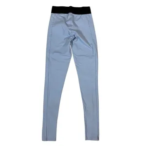 Lounge Leggings Small‎ Blue High Waisted Elastic Waist Active Casual thumbnail 3