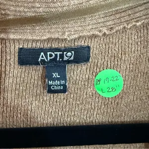 Apt. 9 Women's Brown Cardigan Button Up Sweater Size XL thumbnail 3