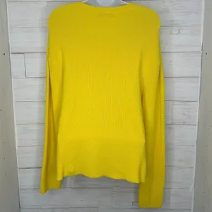 NWOT M&S Womens Autograph Pullover Viscose Blend Sweater in Sunshine Size M Soft thumbnail 4