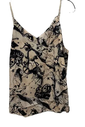Harry Potter Women's Bioworld Graphic Print Spaghetti Cami Top M thumbnail 1