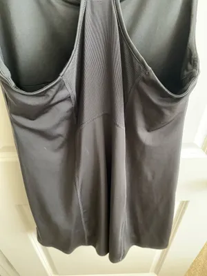 Gymshark Black Sport Dress in Black thumbnail 9