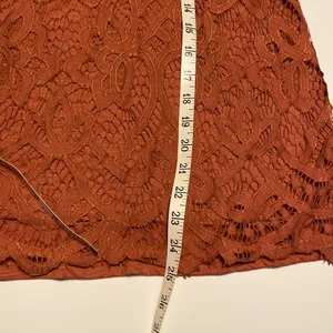 Rewind Juniors lace front tank top blouse clay large excellent dressy thumbnail 12